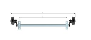 Ass 1000kg A=1700 C=2150, 4x100