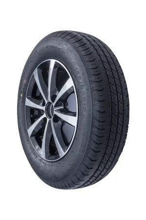 Ritenis ar vieglmetāla disku, melns 155R13 4x100 84N M+S