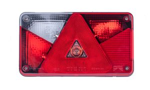 Aizmugurējais lukturis Aspöck Multipoint V; atpakaļgaita, pa kreisi