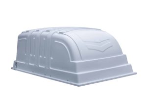 Plastmasas vāciņš CP350, h=100cm, pelēks